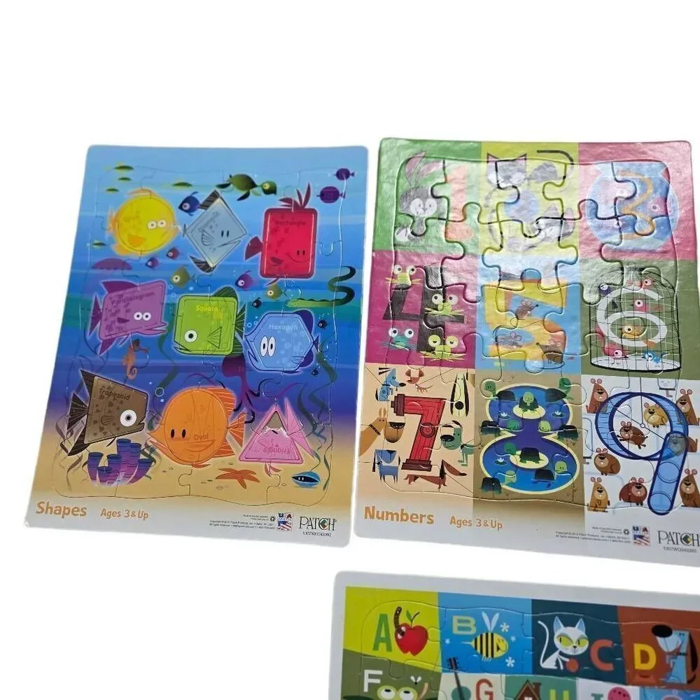4 Patch Toy learning puzzles 3+